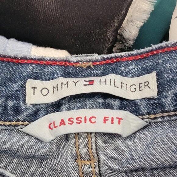 Vintage 90s Tommy Hilfiger High Rise Waist Grunge Mom Jeans - 6 - Picture 4 of 7
